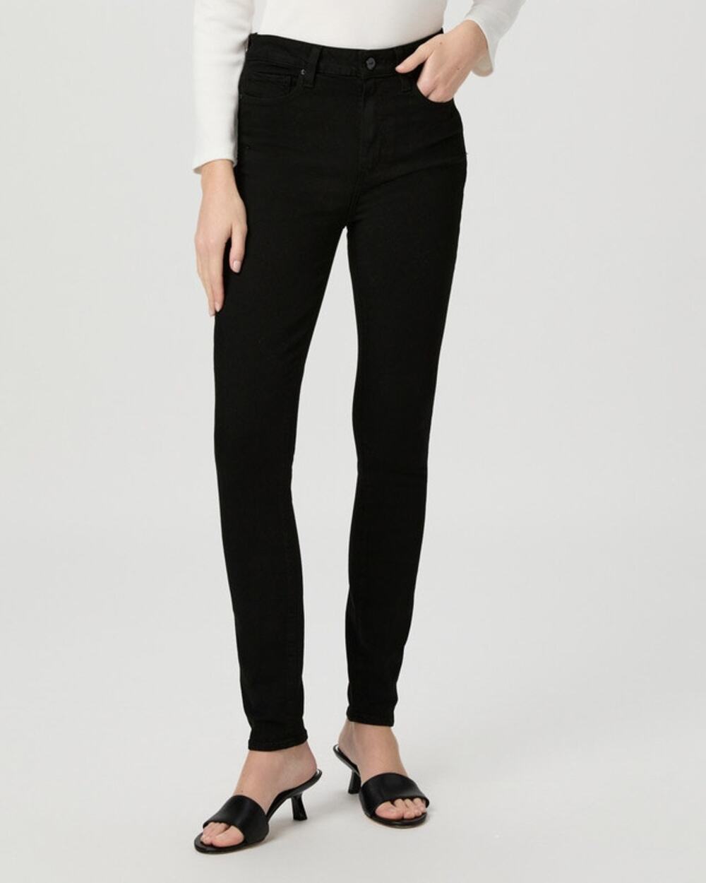 Paige Margot Ultra Skinny Jeans Black Shadow NWOT Size 23